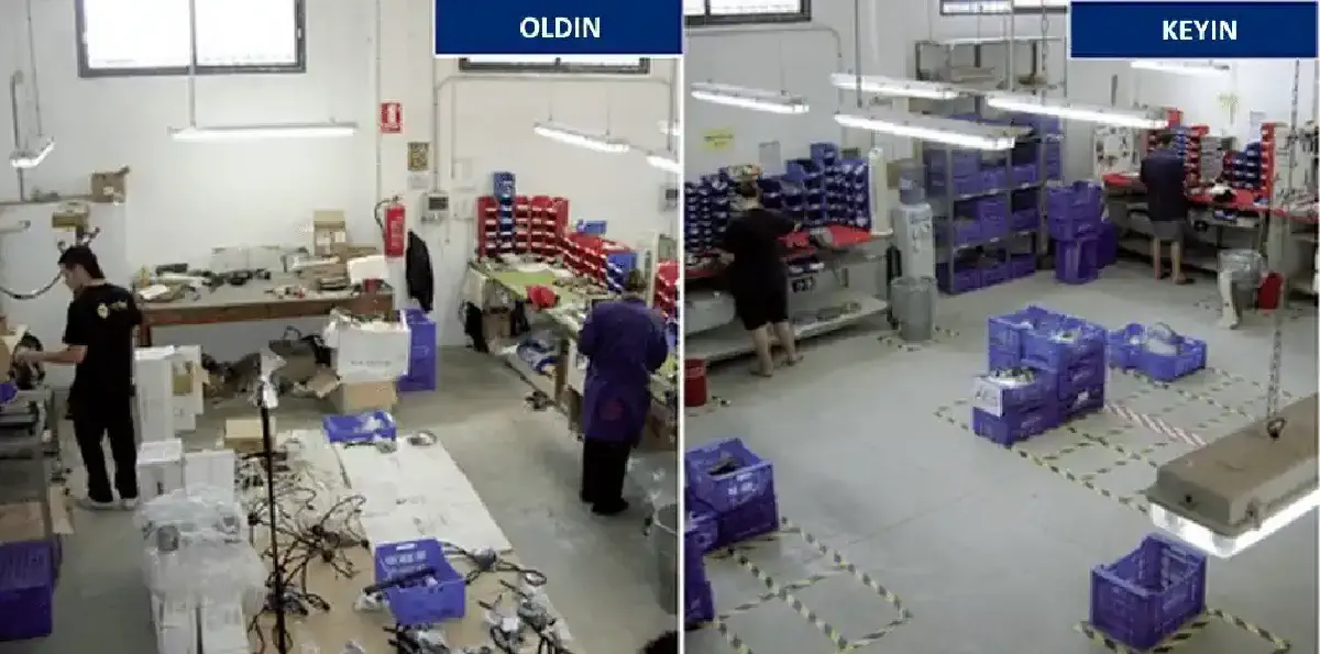 5S ни қўлланилишига мисол